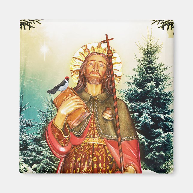 St. Rocco - San Rocco - St. Roch Religious Magnet (Front)