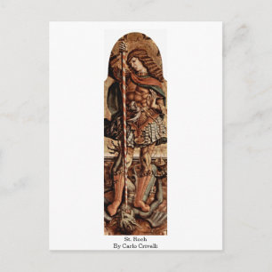 St. Roch By Carlo Crivelli Postcard