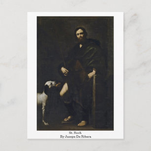 St. Roch By Jusepe De Ribera Postcard