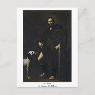 St. Roch By Jusepe De Ribera Postcard