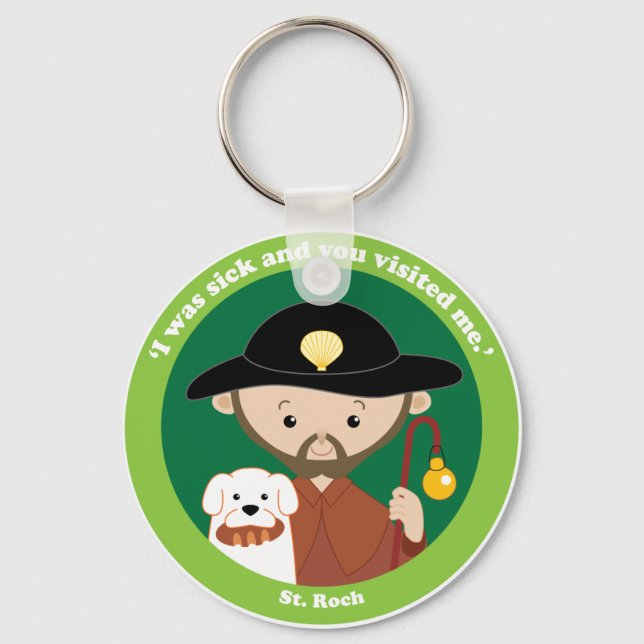 St. Roch Key Ring (Front)