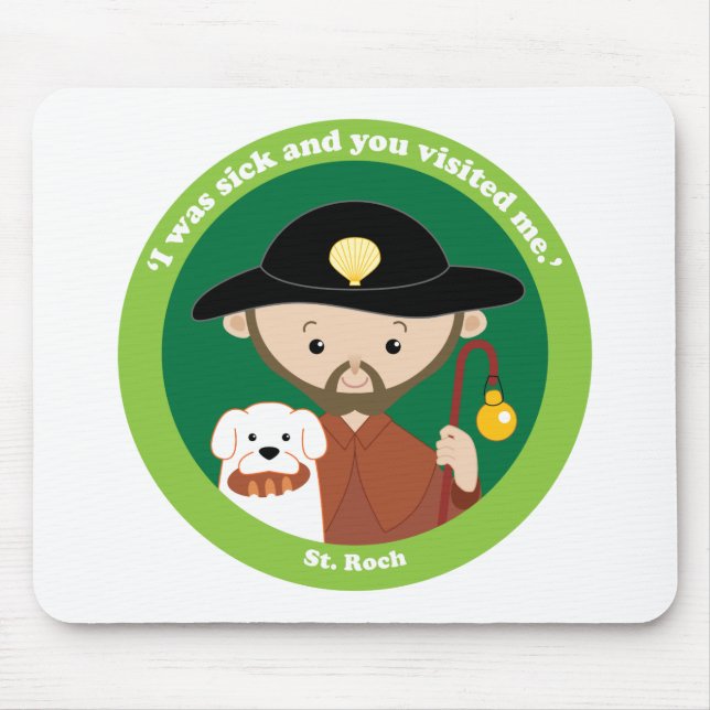 St. Roch Mouse Mat (Front)