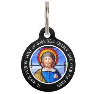 St. Roch Personalised Pet Tag