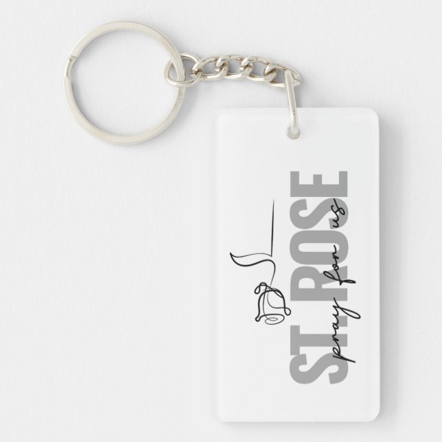St. Rose Keychain (Front)