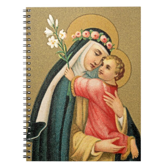 St. Rose of Lima and the Christ Child (M 023) Notebook (Front)