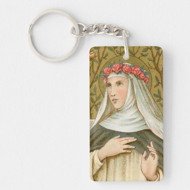 St. Rose of Lima (BK 020) Key Ring (Front)