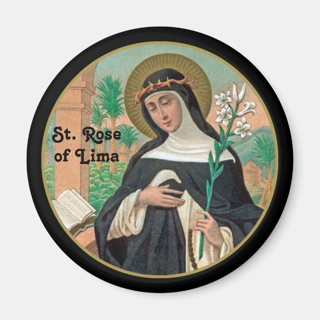 St. Rose of Lima (Detail; K 48) Magnet (Front)