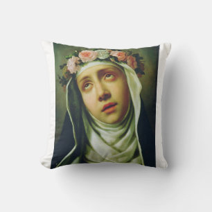 St. Rose of Lima The Angel of Peru Fine Art Cushion