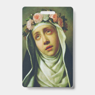 St. Rose of Lima The Angel of Peru Fine Art ID Badge