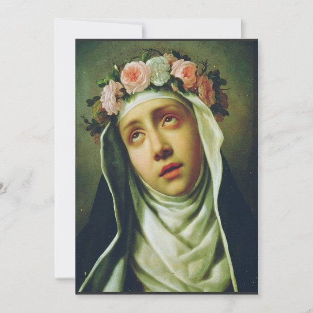 St. Rose of Lima The Angel of Peru Fine Art  Invitation (Front)
