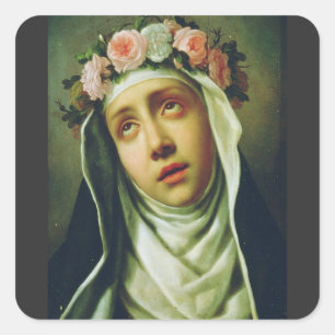 St. Rose of Lima The Angel of Peru Fine Art  Square Sticker