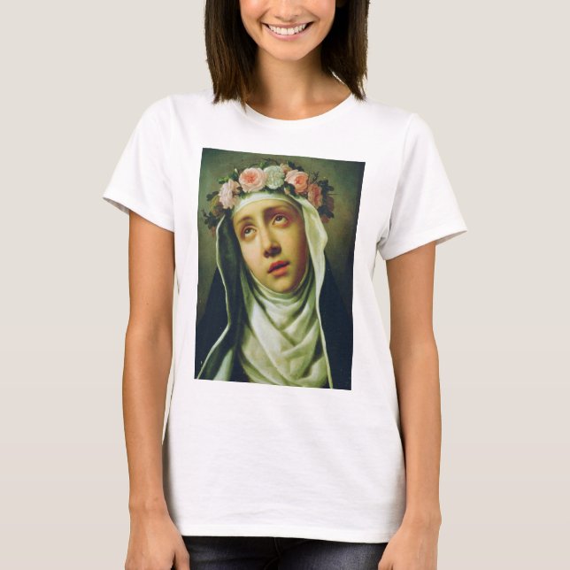 St. Rose of Lima The Angel of Peru Fine Art  T-Shirt (Front)