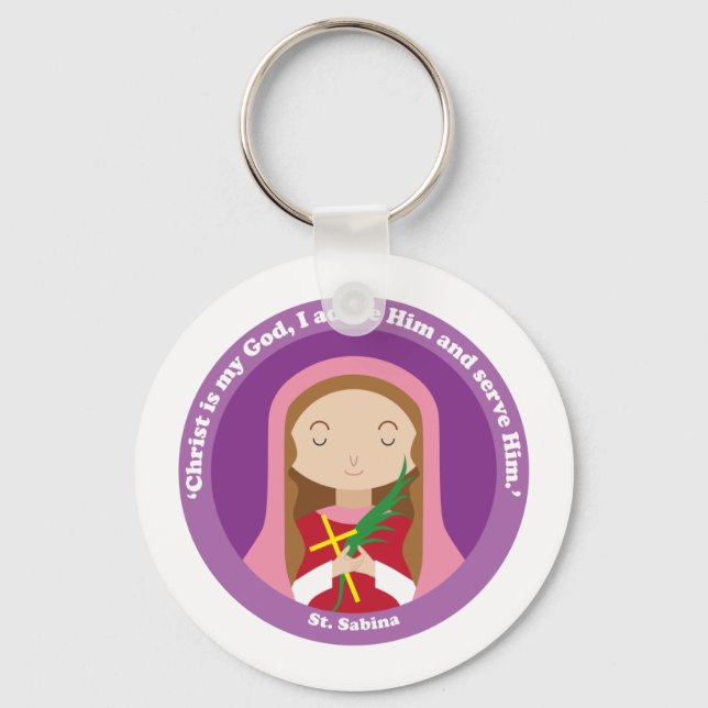 St. Sabina Key Ring (Front)