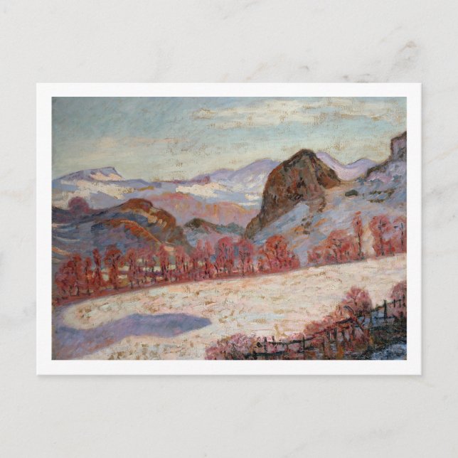 St. Sauves d'Auvergne, c.1900 (oil on panel) Postcard (Front)