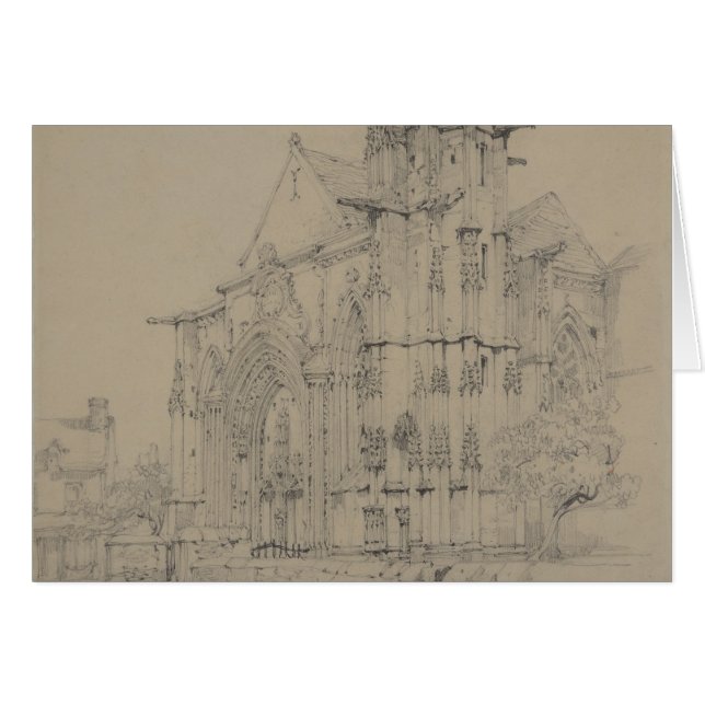 St. Sauveur, Dives, Normandy, c.1821 (Front Horizontal)