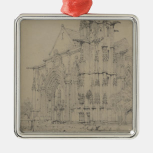 St. Sauveur, Dives, Normandy, c.1821 Metal Tree Decoration
