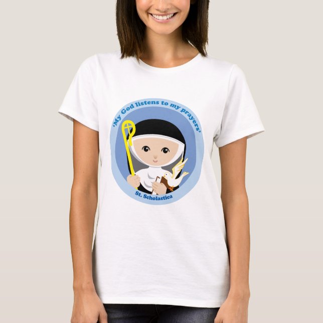 St. Scholastica T-Shirt (Front)