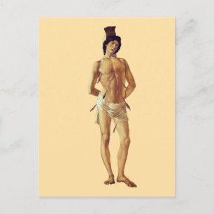 St. Sebastian by Boticelli, recontextualized Postcard