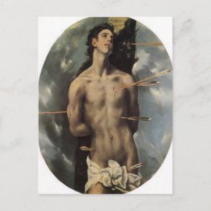 St. Sebastian by El Greco Postcard
