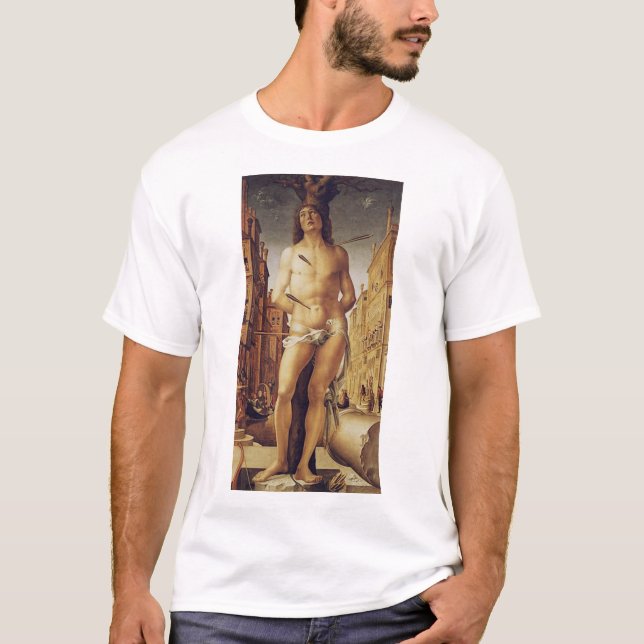 St Sebastian by Liberale Da Verona T-Shirt (Front)