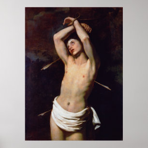 St Sebastian by Nicolas Regnie Poster