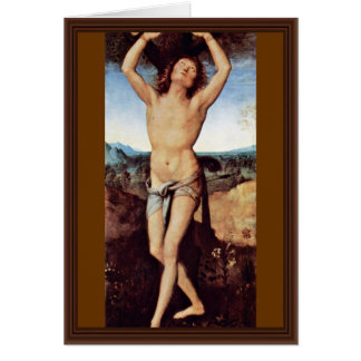 St. Sebastian By Perugino Pietro (Best Quality)