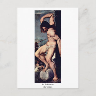 St. Sebastian By Titian Postcard