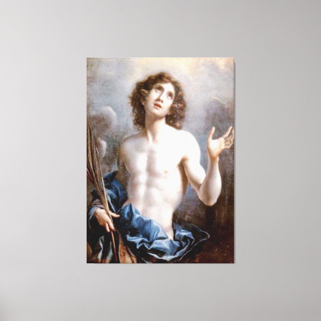 St. Sebastian Fine Art Canvas Print (Front)