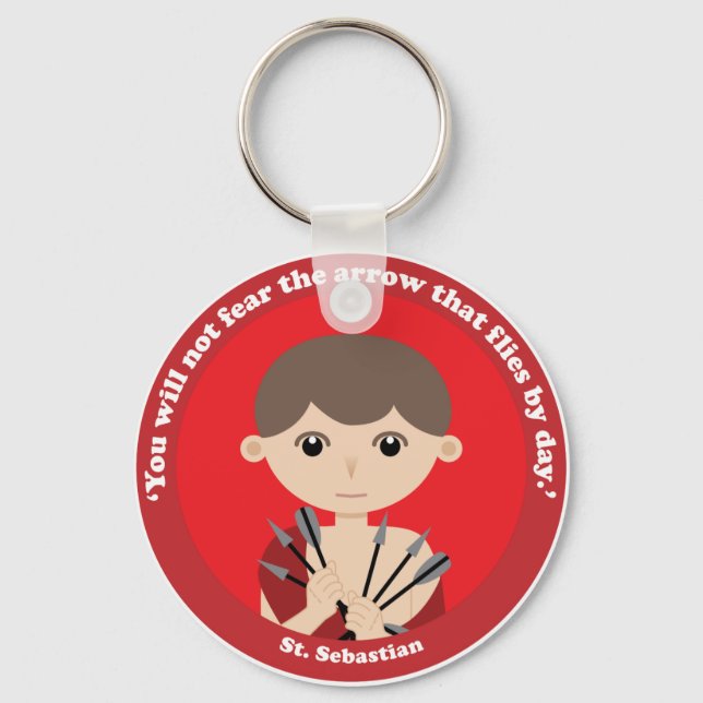 St. Sebastian Key Ring (Front)
