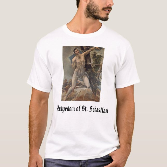 St Sebastian, Martyrdom of St. Sebastian T-Shirt (Front)