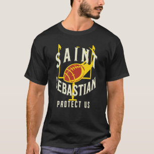 St Sebastian Patron Saint of Football Players Spor T-Shirt