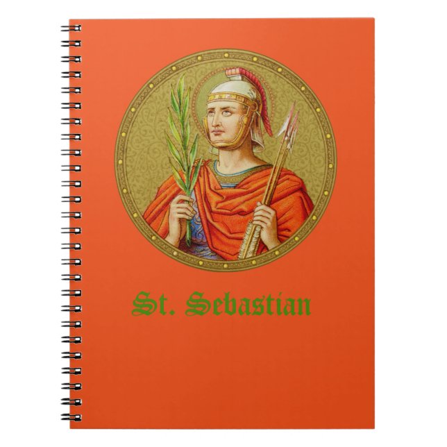 St. Sebastian (SNV 24) (Round Image) Notebook (Front)