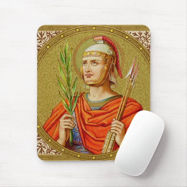 St. Sebastian (SNV 24) (Square Image) Vertical Mouse Mat (With Mouse)
