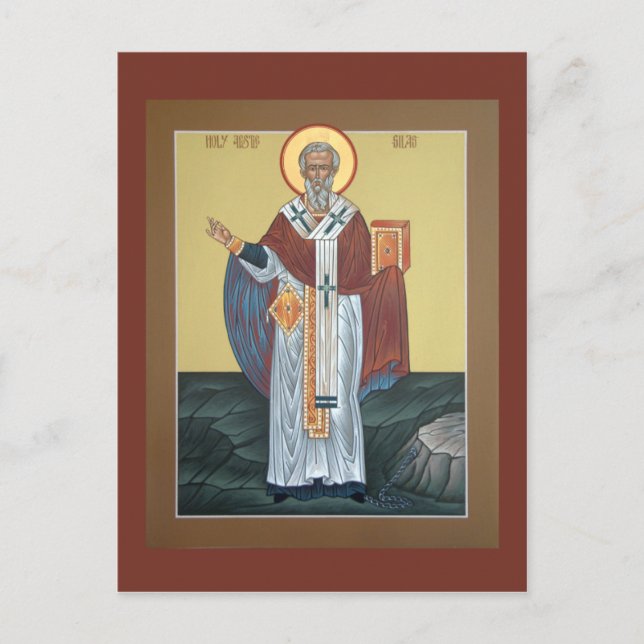 St. Silas Prayer Card (Front)