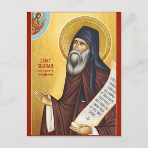 St. Silouan the Athonite Orthodox Christian Icon Postcard