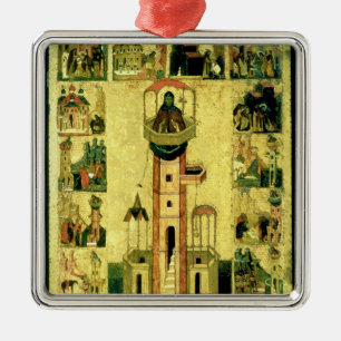 St. Simeon, 16th century Metal Tree Decoration