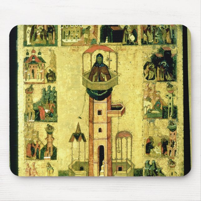 St. Simeon, 16th century Mouse Mat (Front)