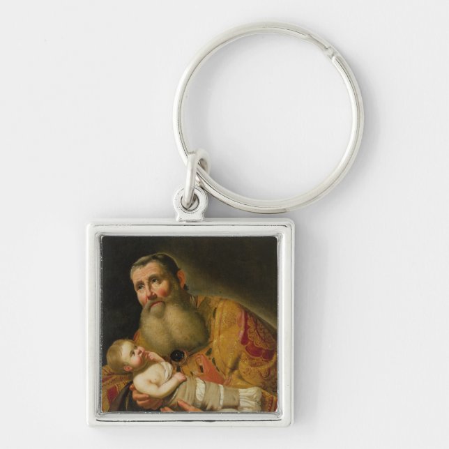 St. Simeon Presenting the Infant Christ Key Ring (Front)