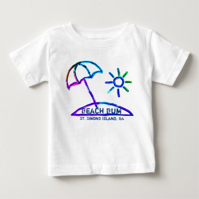 St. Simons Island GA baby t-shirt (Front)