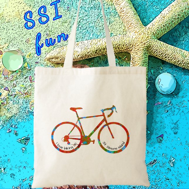 St. Simons Island GA biking tote Bag (Creator Uploaded)