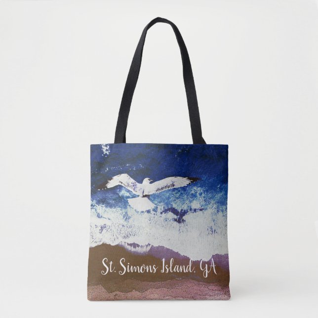 St. Simons Island GA tote (Front)