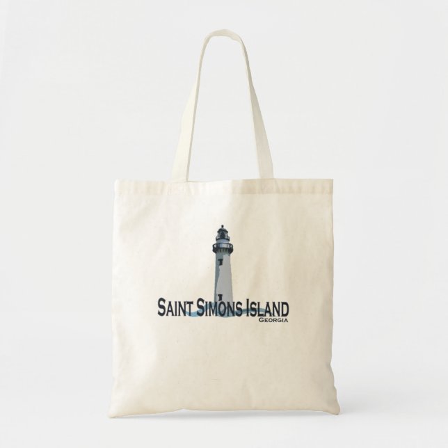 St. Simons Island. Tote Bag (Front)