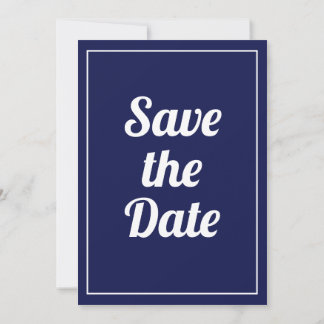 St Simons Island Vintage Map Save the Date Card