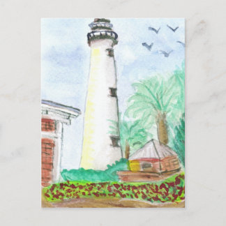 St. Simon's Lighthouse Postcard