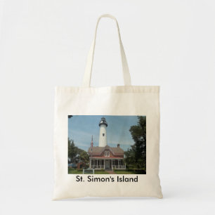 St. Simon's Lighthouse Tote Bag