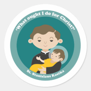 St. Stanislaus Kostka Classic Round Sticker