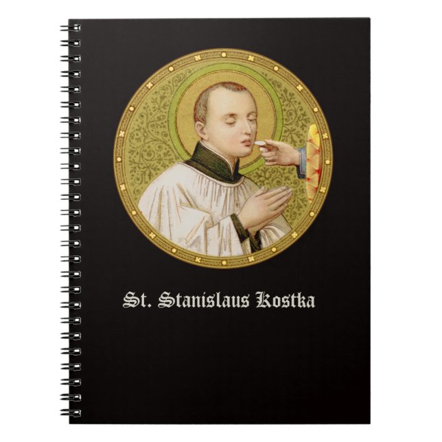 St. Stanislaus Kostka (SNV 25) (Round Image) Notebook (Front)