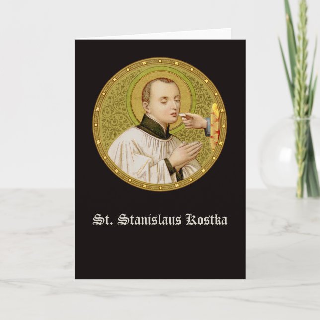 St. Stanislaus (SNV 25) (RndImage) Vert Greeting Card (Front)