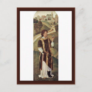 St. Stephen By Memling Hans Postcard