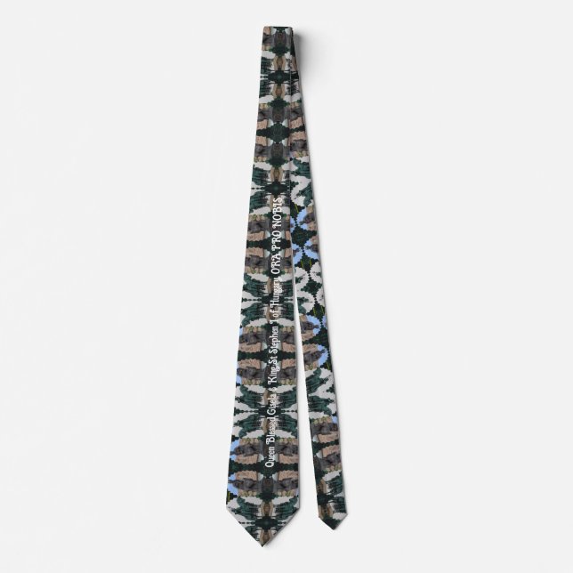 St Stephen I and Blessed Gisela of Hungary Tie (Front)